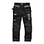 Scruffs Pro Flex Trousers with Holster Pockets Black Trade - 38L