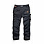 Scruffs Pro Trade Flex Plus Slim Fit Work Trousers Black - 34R