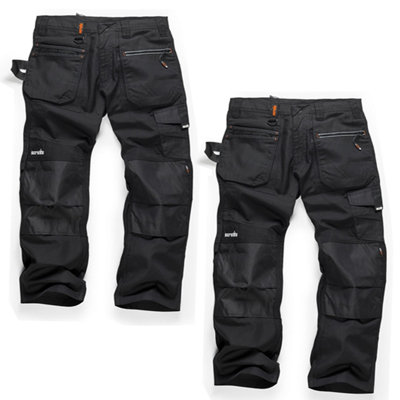 [新品] パーマネントユニオン SCRAP 3/4 PANTS ブラック M scruffs-ripstop-twin-pack-