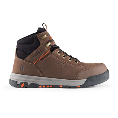 Scruffs Switchback 3 Safety Hiker Work Boots Brown - Size 10