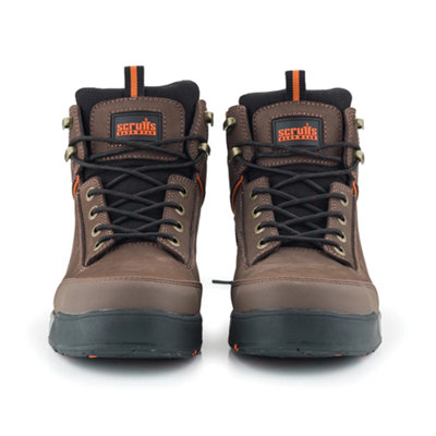 Scruffs Switchback 3 Safety Hiker Work Boots Brown - Size 10