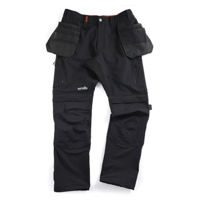 Scruffs Tech Holster Trousers Black - 40R
