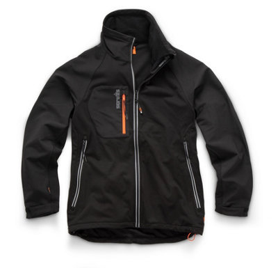 Scruffs Trade Flex Softshell Work Jacket Black - L