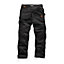 Scruffs Trade Work Trousers With Holster Pockets Black - Size 30R