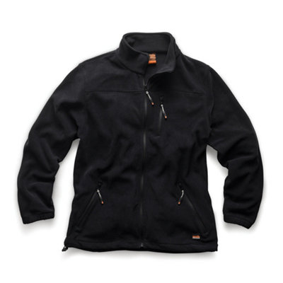 Scruffs - Water-Resistant Worker Fleece Black - XXL | DIY at B&Q