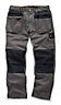 Scruffs WORKER PLUS Graphite Grey Work Trousers with Holster Pockets Trade Hardwearing - 34in Waist - 30in Leg - Short