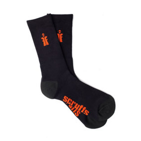 Scruffs - Worker Socks Black 3pk - Size 3 - 6.5 / 36 - 40
