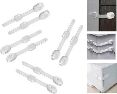 SD, Child Safety Cupboard Straps Door Locks for Cabinets Drawers ...
