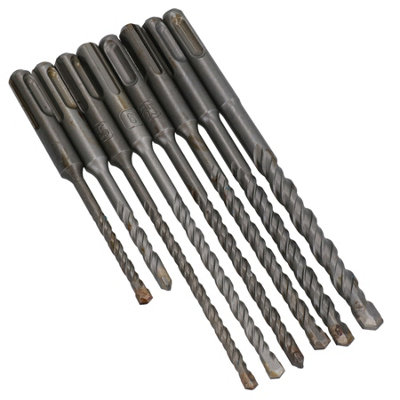 SDS Plus Chisel Set Masonry And Steel Drill Bit Set 15pc SIL72
