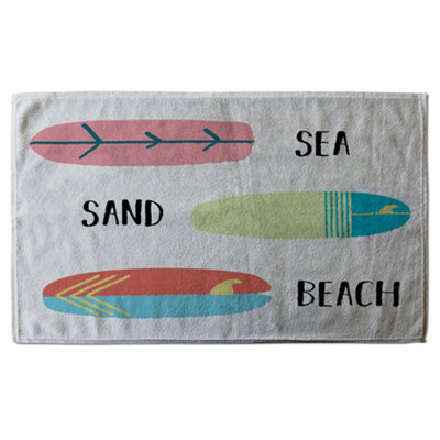 Sea, Sand, Surf, Beach (Bath Towel) / Default Title Price Comparisons | Compare The Build