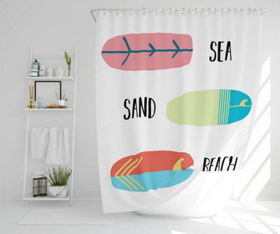 Sea, Sand, Surf, Beach (Shower Curtain) / Default Title Price Comparisons | Compare The Build