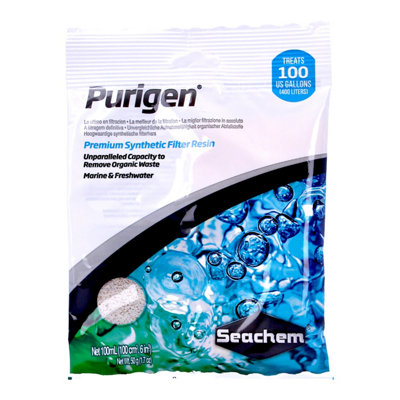 SEACHEM PURIGEN FILTER MEDIA REMOVES ORGANIC WASTE 100ml
