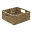 Seagrass Storage Baskets Square set of 3 Nesting Home Storage Trays