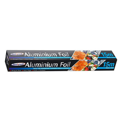 Sealapack Aluminium Foil Silver (29cm x 15m)