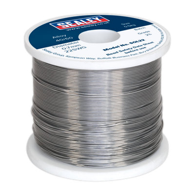 Sealey 0.5kg Solder Wire Quick Flow 0.7mm/22SWG 40/60 Professional Use SOL22