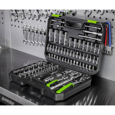 Sealey 1/4" 1/2" Square Drive WallDrive Metric Socket Set 94 Pieces S01210