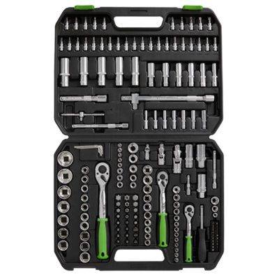 Sealey 1/4" 3/8" 1/2" Square Drive WallDrive Metric Socket Set 171 Pieces S01211
