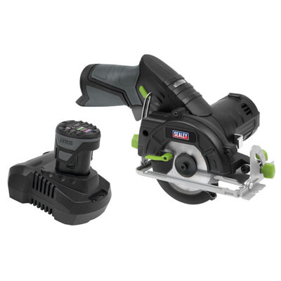 Sealey 10.8V 2Ah SV10.8 Series 85mm Cordless Circular Saw Kit CP108VCS