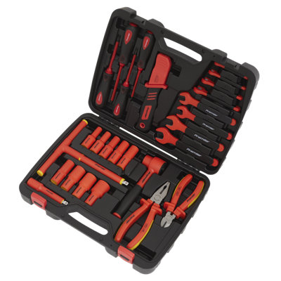 Sealey 1000V Insulated Tool Kit 27pc VDE Approved Daily Professional Use AK7945