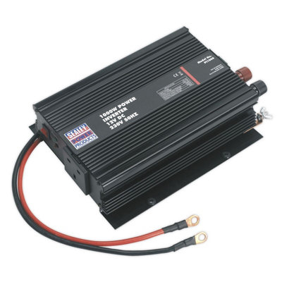 Sealey 1000W Power Inverter 12V DC Power Supply USB Port - 230V 50Hz PI1000