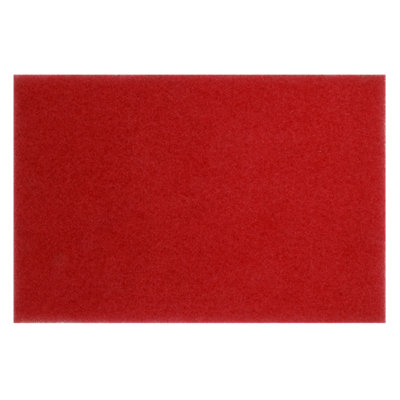 Sealey 12 x 18 x 1" Red Cleaning & Spray Buffing Pads - Pack of 5 Pieces RBP1218