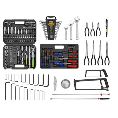 Sealey 128 Pcs 6 Drawers Top Chest & Roller Cab Tool Kit Red/Black AP2200BBCOMBO - 5