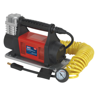 Sealey 12V Heavy Duty Mini Air Compressor Maximum Pressure 150PSI MAC07