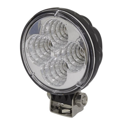 Sealey 12W LED Round Work Light/Mounting Bracket Set Waterproof IP68 LED1R - 6