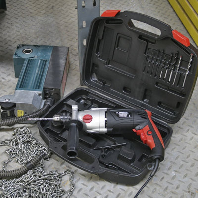 Sealey 13mm 2 Mechanical/Variable Speed Hammer Drill Side Handle 1050W SD1000