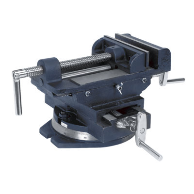 Sealey 150mm Compound Cross Vice With Replaceable Steel Jaws Scale On ...