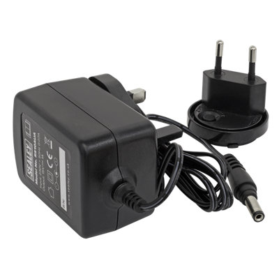 Sealey 15V 1.0A Universal Adaptor 15W Max Mains Charger Power Supply RS10AUA