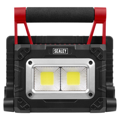 Sealey 15W COB LED Solar Powered Rechargeable Portable Floodlight LEDFL15WS - 7