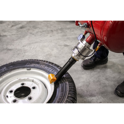 Sealey 19L Bead Seating Tool With Gauge - Push-Button Trigger Red TC904