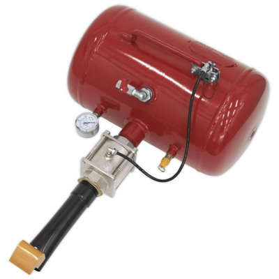 Sealey 19L Bead Seating Tool With Gauge - Push-Button Trigger Red TC904