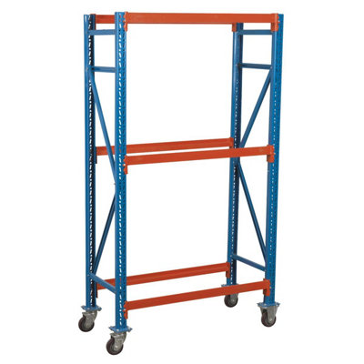 Sealey 2-Level Mobile Tyre Rack 200kg Capacity Per Level STR007