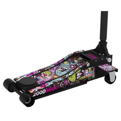 Sealey 2000CB Low Entry Custom Design Trolley Jack with Rocket
