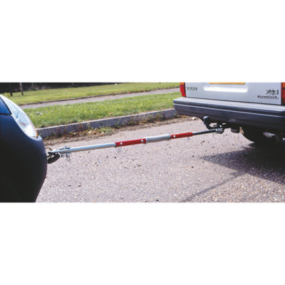 Sealey 2000kg Rolling Load Tow Pole With Spring Loaded Damper Unit TPK2522