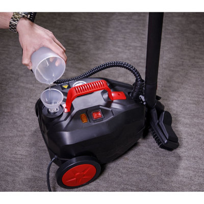Sealey 2000W Steam Cleaner 2L Tank IP Rating IPX4 60 DegreesC - Red/Black VMSC01 - 6