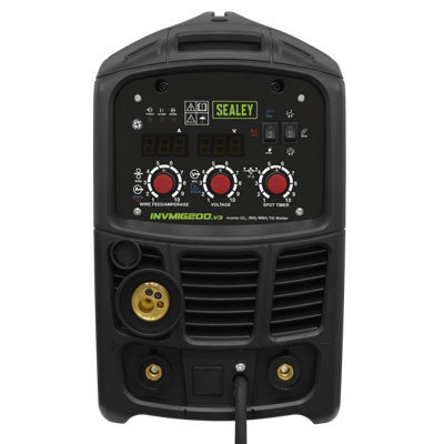Sealey 200A MIG TIG & MMA Inverter Welder 230V 30A - 200A Black INVMIG200 - 3