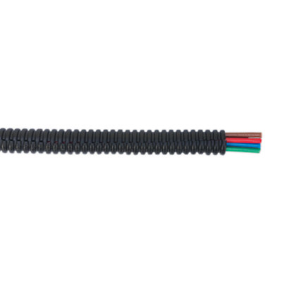 Sealey 200m 7-10mm Split Convoluted Cable Sleeving Chemical Resistant CTS07200