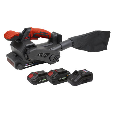 Sealey 20V SV20 Series Cordless Belt Sander Kit With 2 Batteries CP20VBSKIT - 7