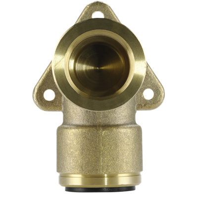 Sealey 22mm x 3/4" BSP Brass Wingback Elbow Pipe OD Diameter 22mm Yellow CAS22BWE