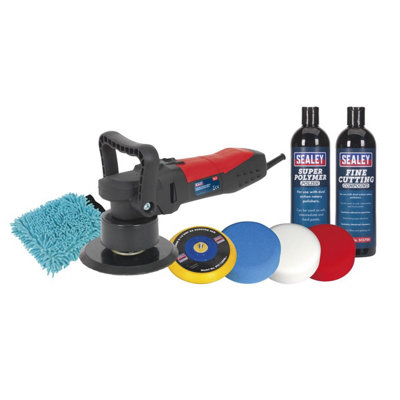 Sealey 240V 600W 150mm Pro Polishing Compounding Kit With Soft Grip CPK04