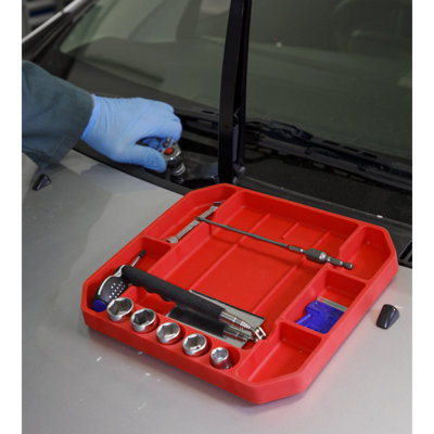Sealey 275 x 225 x 30mm Flexible Tool Tray Non-Slip Oil & Water-Resistant APNST2 - 3
