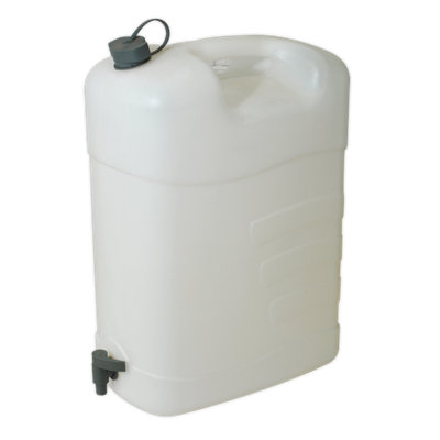 Sealey 35L Polyethylene Fluid Container With Attached Screw Cap & Tap WC35T