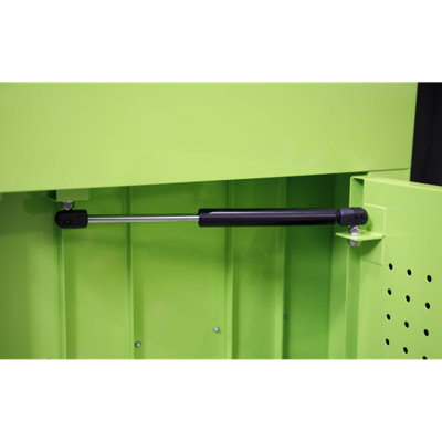 Sealey 4 Piece Rollcab Tool Box Utility Seat Kit With Creeper Green AP556CSHVKIT - 7
