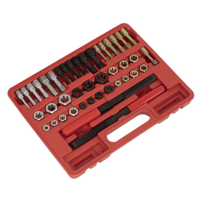 Sealey 42 Pieces Re-Threader Master Kit In Storage Case Metric/UNF/UNC ...