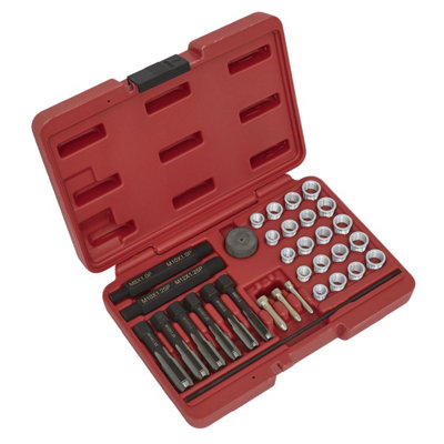 Sealey 42 Pieces Re-Threader Master Kit In Storage Case Metric/UNF/UNC ...