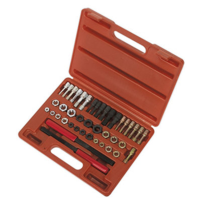 Sealey 42 Pieces Re-Threader Master Kit In Storage Case Metric/UNF/UNC ...