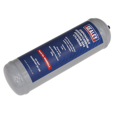 Sealey 430g Disposable Argon/Carbon Dioxide Gas Cylinder 2.2L MIGMIX2.2